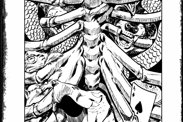 Art provided by local comic book artist CR Florence